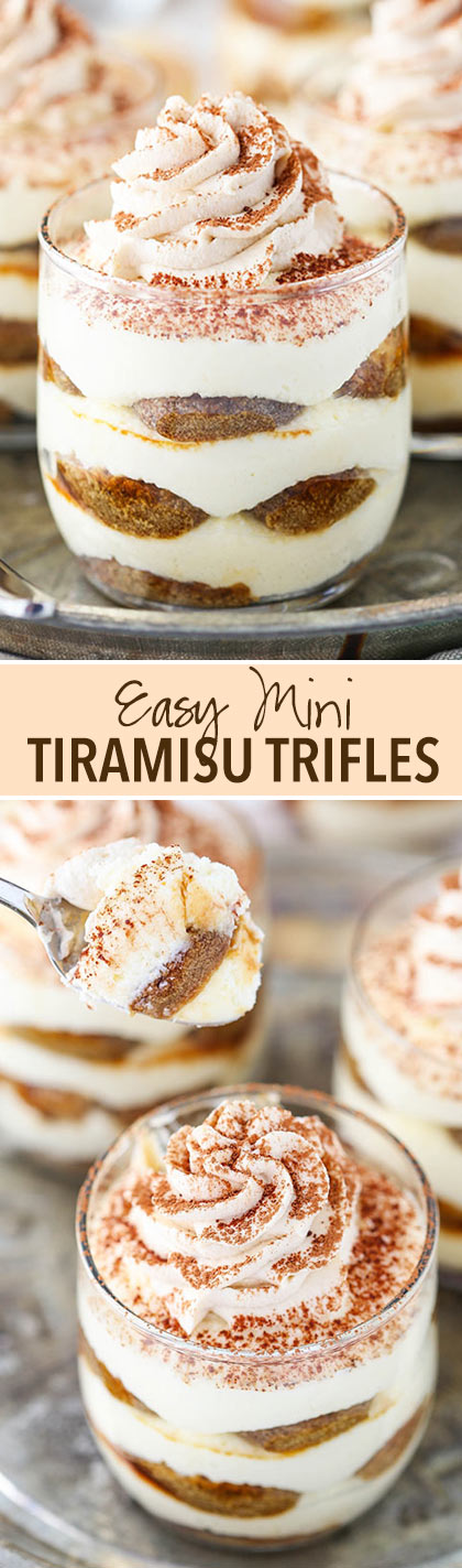 Mini Tiramisu Trifles Tiramisu Trifle In One Easy Dessert