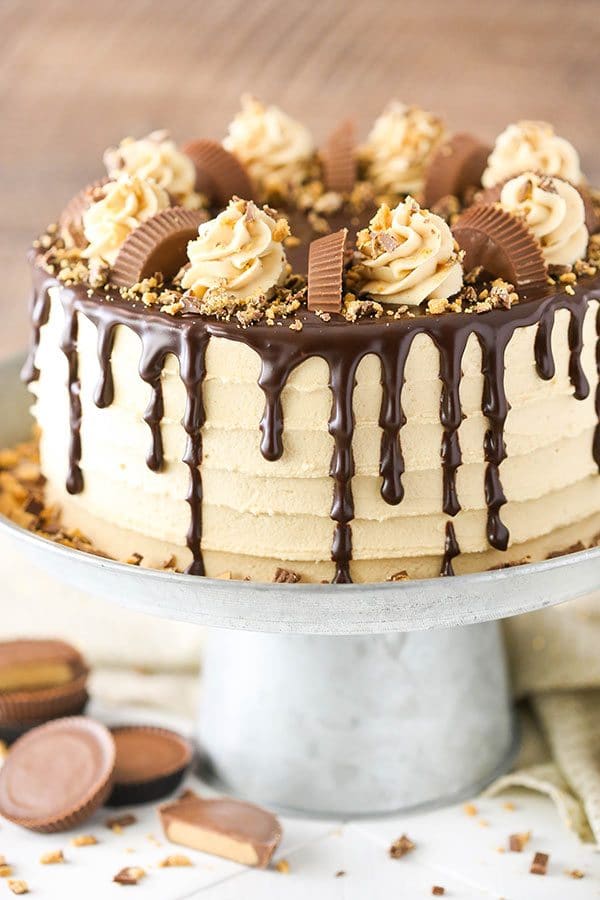 peanut butter chocolate layer cake