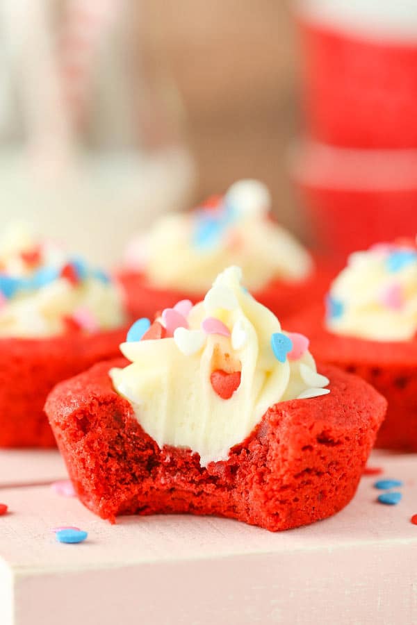 Red Velvet Cheesecake Cookie Cups Recipe