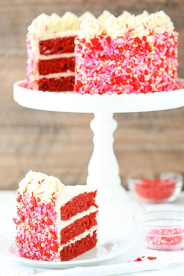 Red Velvet Layer Cake - Life Love and Sugar