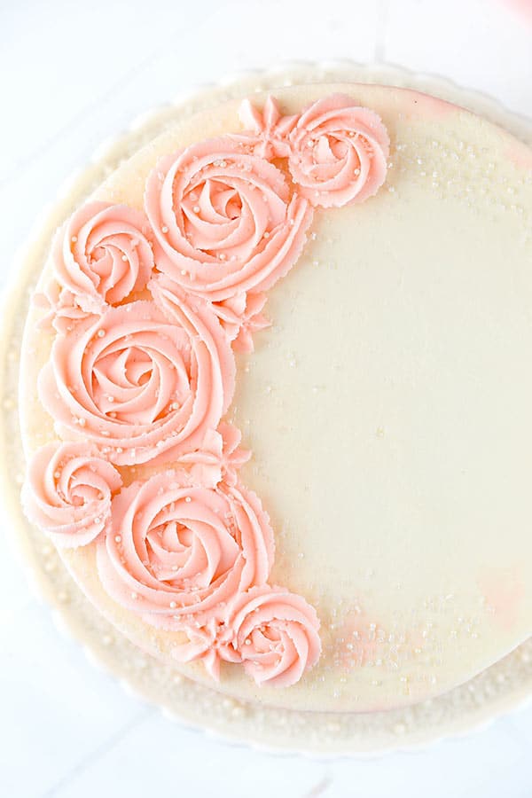 Best Rose Water Vanilla Cake