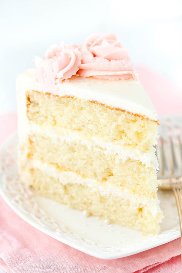 Best Rose Water Vanilla Layer Cake recipe