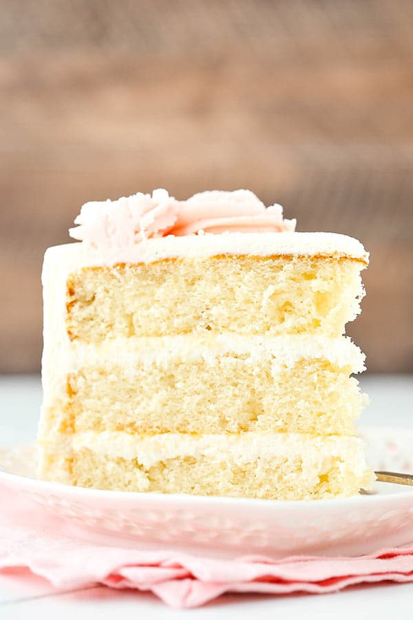 Vanilla Rose Layer Cake - Bakers Table