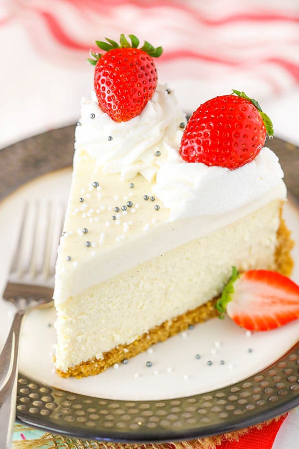 Easy Vanilla Bean Cheesecake 