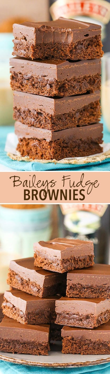 Baileys Fudge Brownies! They melt right in your mouth!