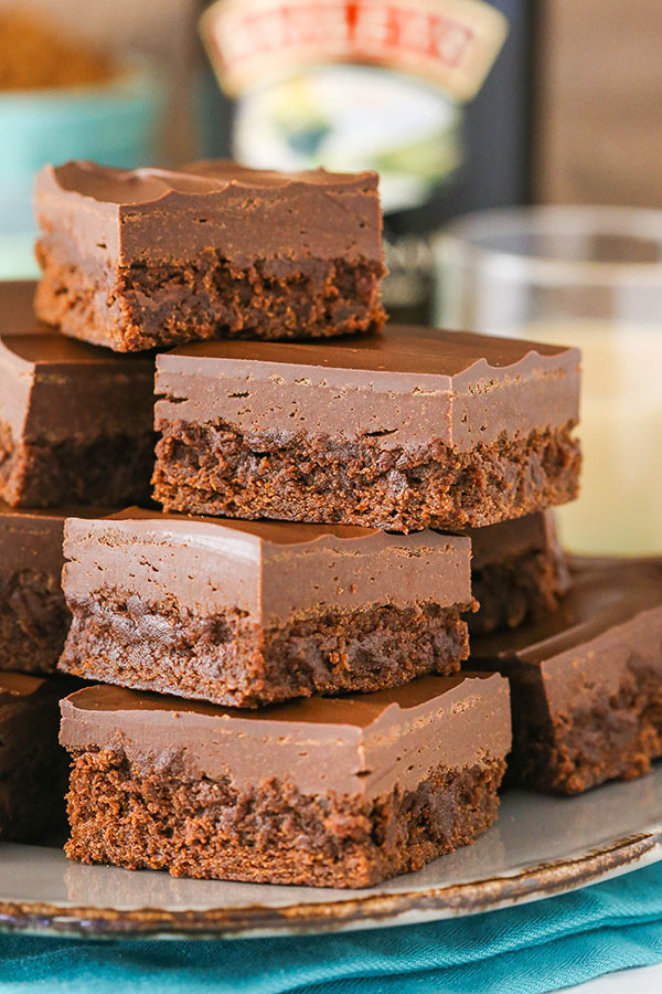 Baileys Fudge Brownies! They melt right in your mouth!