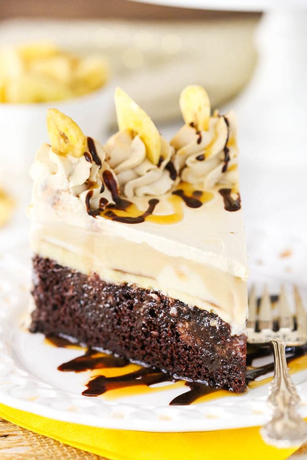 Favorite Banana Mocha Chocolate Ice Cream Cake