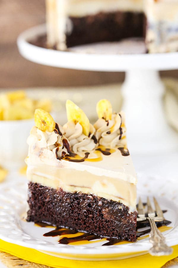 Best Banana Mocha Chocolate Ice Cream Cake