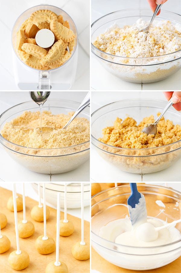 How-to make cookie balls collage