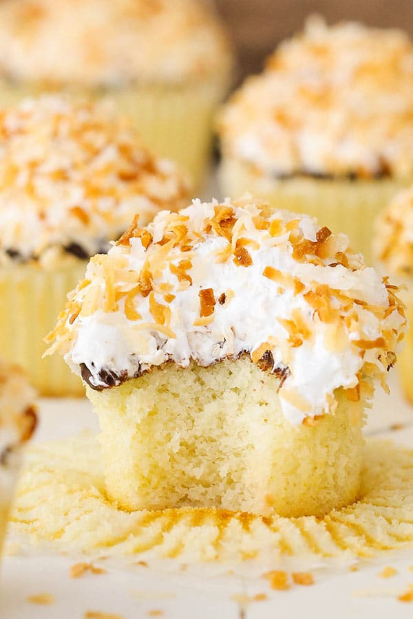 Easy Coconut Macaroon Cupcakes recipe