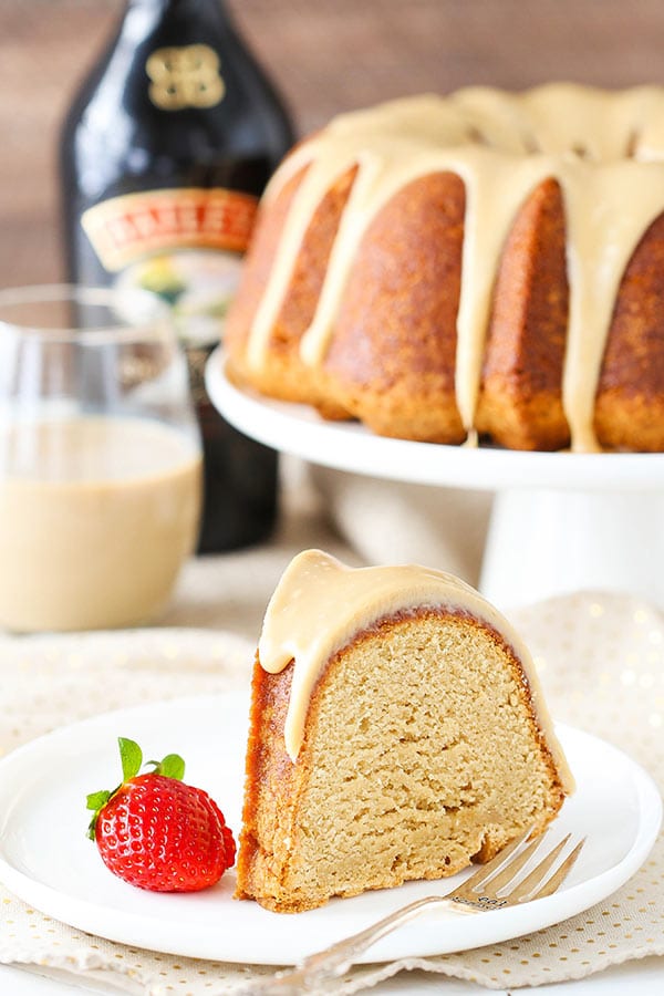 Homemade Caramel Baileys Pound Cake