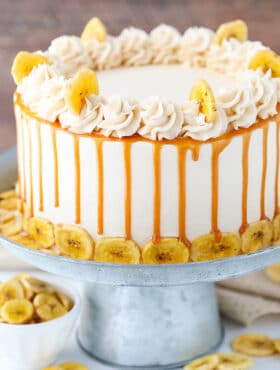 full image of Caramel Banana Layer Cake