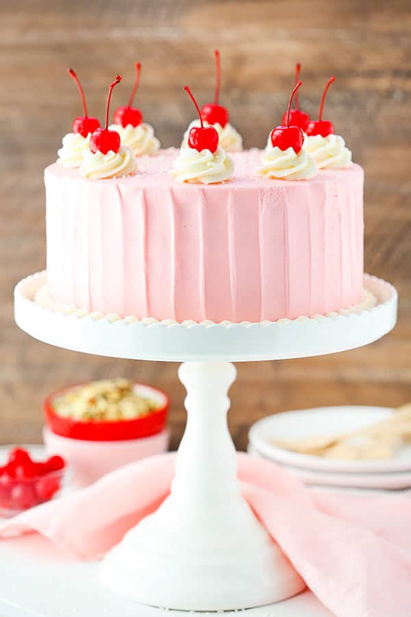 Favorite Cherry Almond Layer Cake recipe