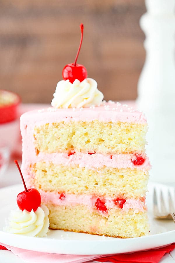 Best Cherry Almond Layer Cake