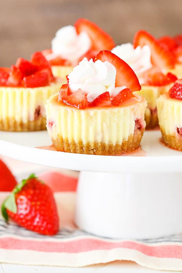 Mini Strawberry Cheesecakes Recipe