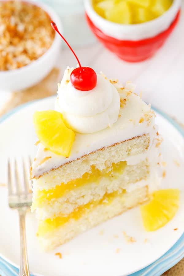 Easy Pina Colada Layer Cake