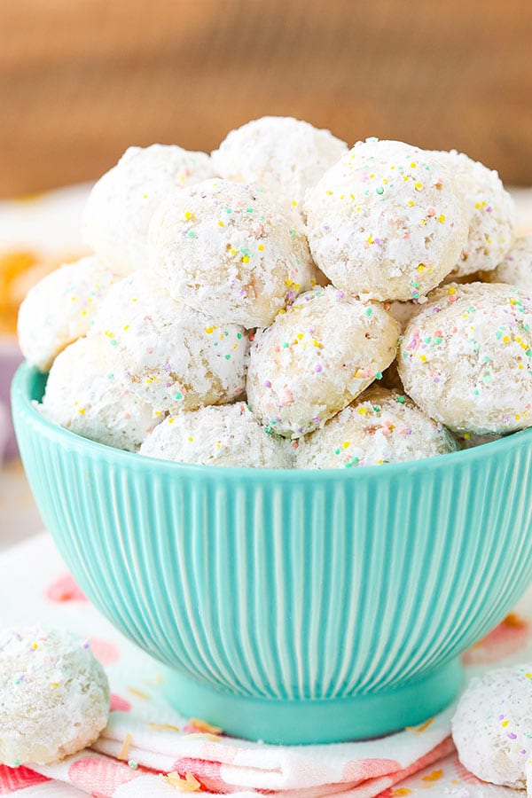 Toasted Coconut Bunny Tails Snowballs