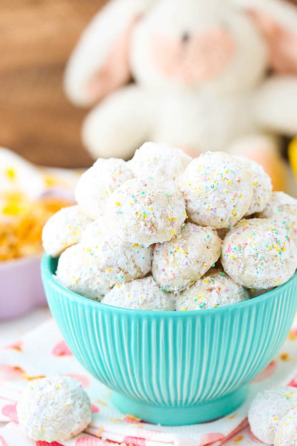 Easter Toasted Coconut Bunny Tails