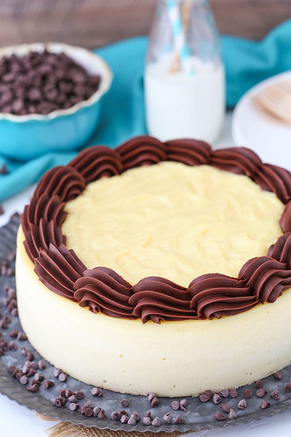 Easy Boston Cream Pie Cheesecake Recipe 