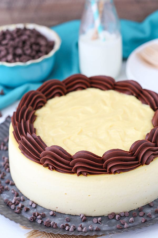 Easy Boston Cream Pie Cheesecake Recipe