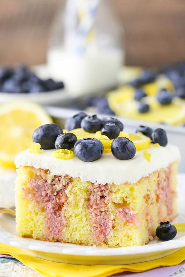 Best Lemon Blueberry Cake