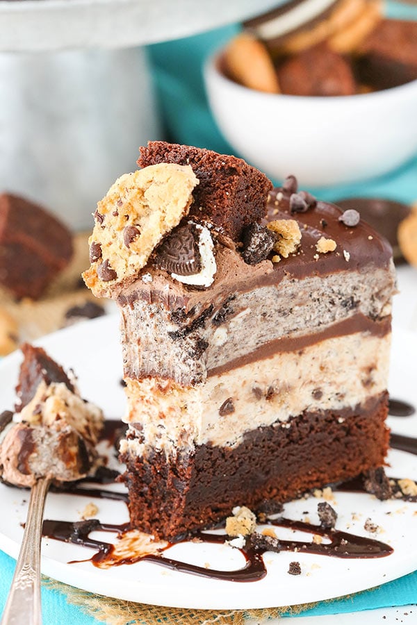 Favorite Oreo Brookie Ice Cream Cake recipe