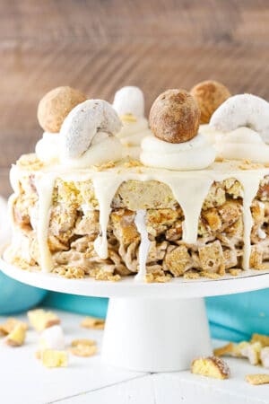 Image of The Ultimate Breakfast Cake on cake stand