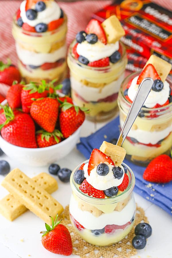 Best Berry Custard Trifles