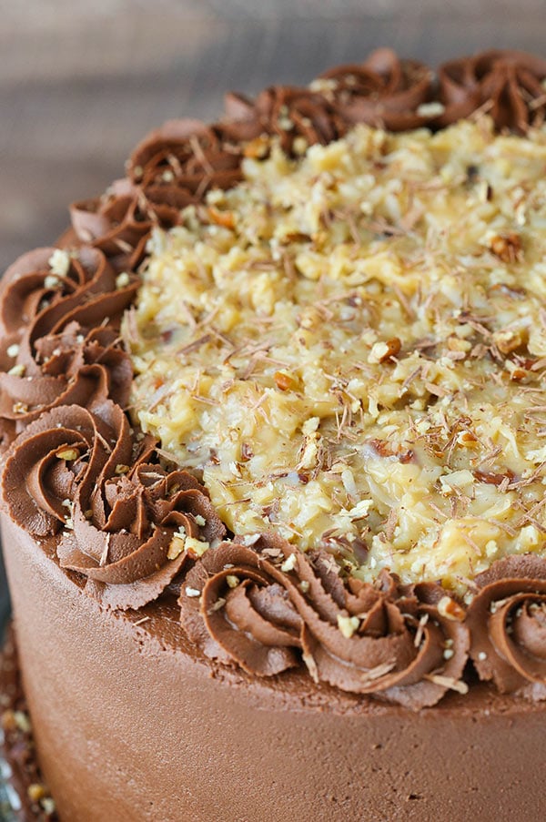 Homemade German Chocolate Layer Cake