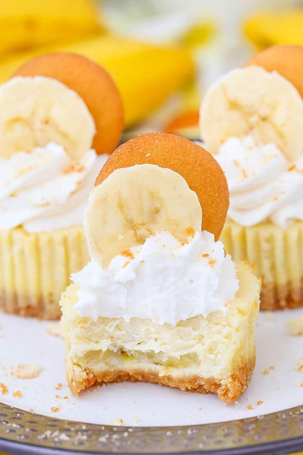 Mini Banana Pudding Cheesecakes Recipe 