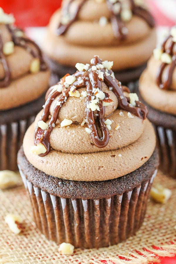 Best Nutella Chocolate Cupcakes