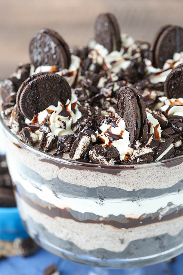 Best Oreo Cheesecake Brownie Trifle