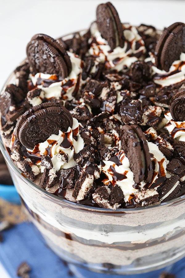 Oreo Cheesecake Brownie Trifle recipe