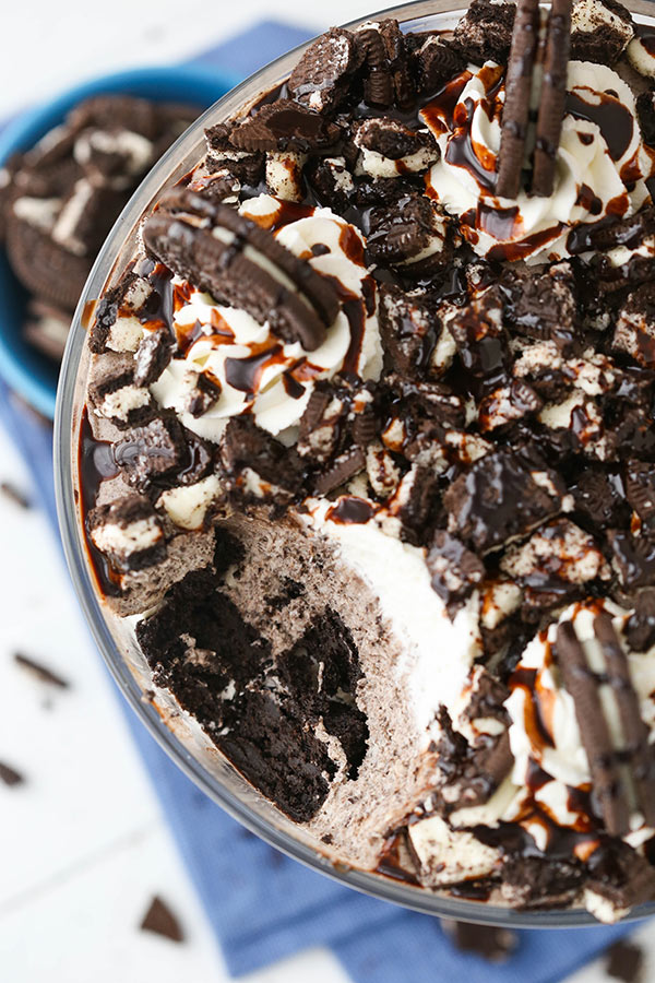 Easy Oreo Cheesecake Brownie Trifle recipe