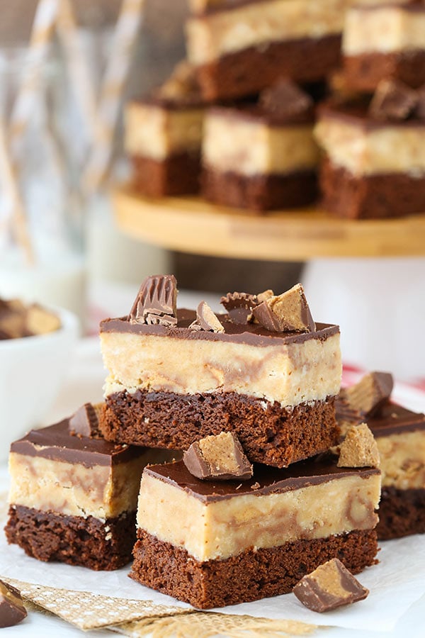 Favorite Peanut Butter Fudge Brownies