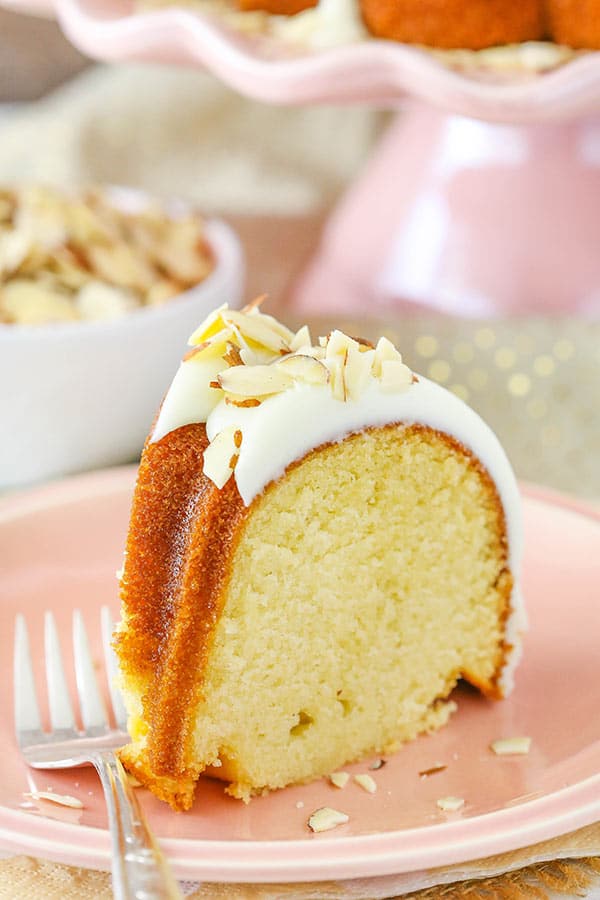 Moist Almond Amaretto Bundt Cake