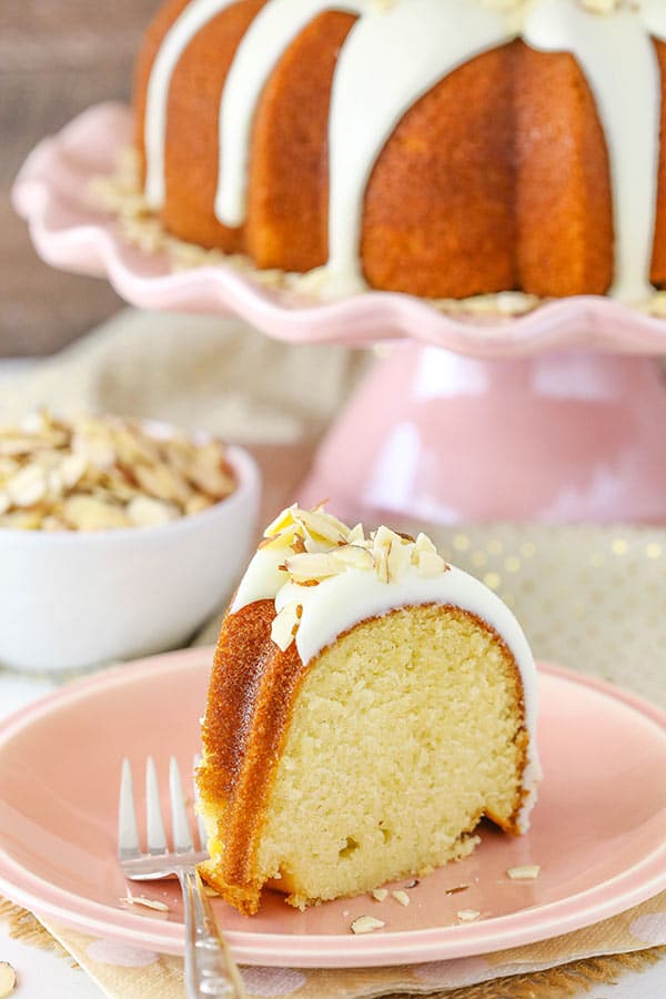 Easy Almond Amaretto Bundt Cake