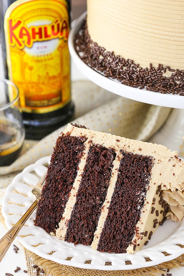 Kahlua Chocolate Layer Cake 