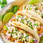 image of Spice Sriracha Shrimp Tacos