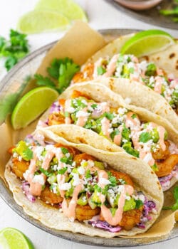 image of Spice Sriracha Shrimp Tacos