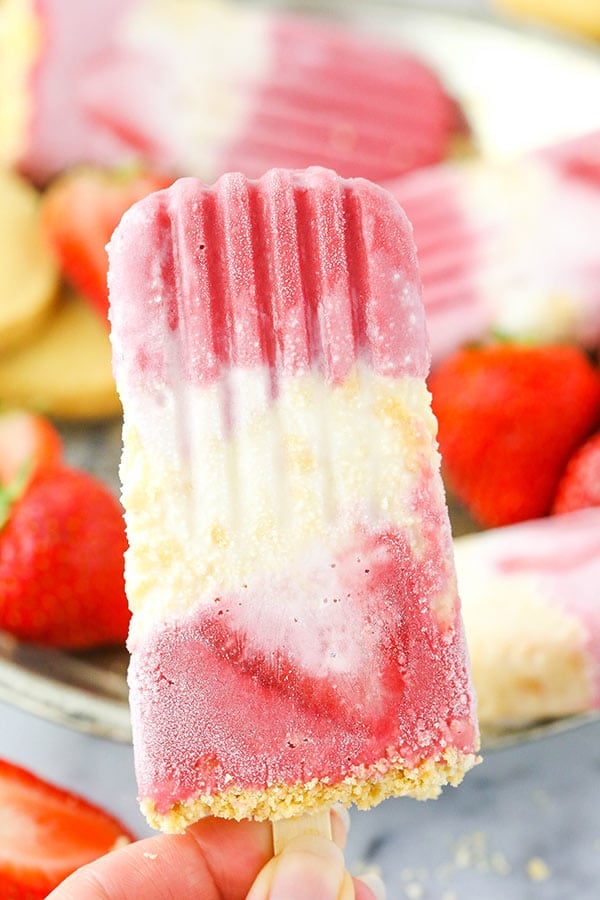 Strawberry Shortcake Popsicles recipe