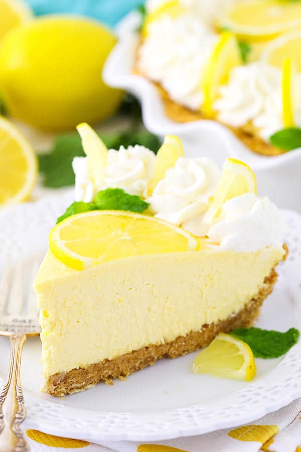 Lemon Mascarpone Cream Pie summer dessert