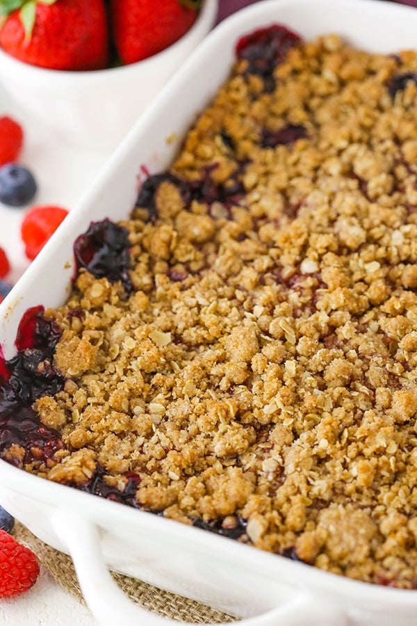 Best Triple Berry Crisp recipe