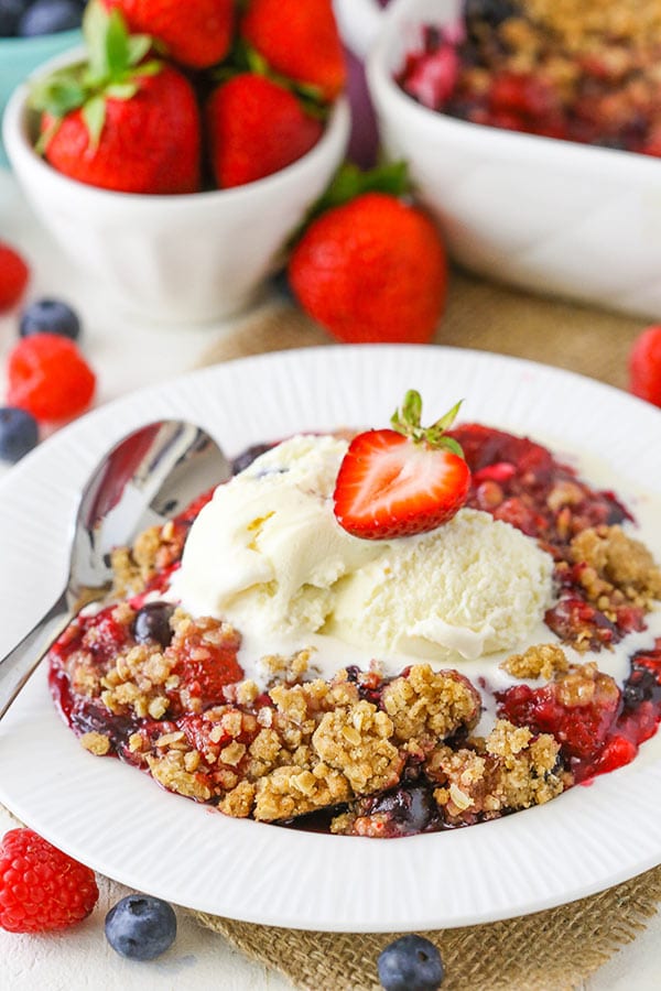 Triple Berry Crisp