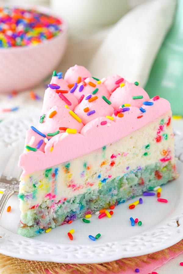 Funfetti Cheesecake Recipe with Cake Bottom