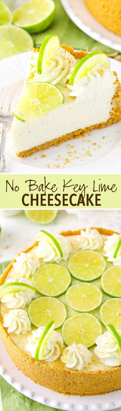 No Bake Key Lime Cheesecake 