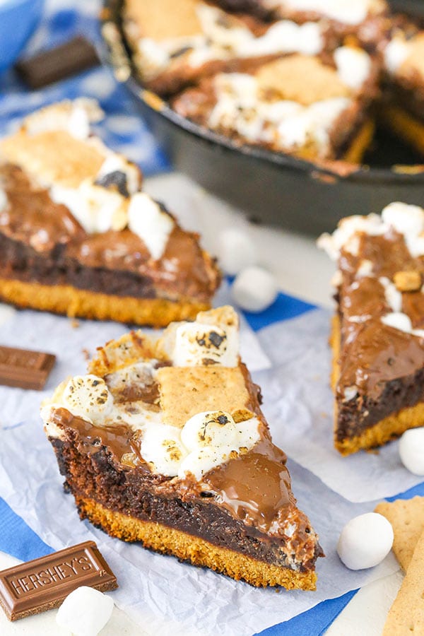 Image of Decadent S'mores Skillet Brownies