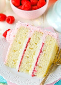 Image of White Chocolate Raspberry Mousse Cake