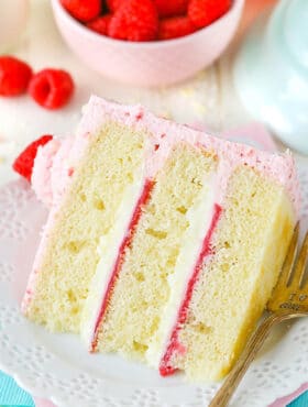 Image of White Chocolate Raspberry Mousse Cake