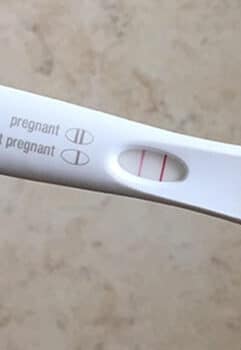 positive pregnancy test